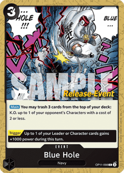 Blue Hole (OP11-098) - Promos: A Fist of Divine Speed (Common) [OP11P-098]