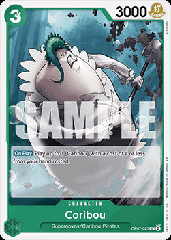Coribou (OP07-025) - Starter Deck: Green Jewelry Bonney (Common) [ST-24-OP07-025]