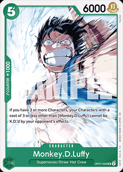 Monkey.D.Luffy (OP07-033)⁣ - Starter Deck: Green Jewelry Bonney⁣ (Uncommon)⁣ [OP07-033]