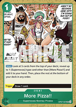 More Pizza!! (OP07-037) - Starter Deck: Green Jewelry Bonney (Uncommon) [ST-24-OP07-037]