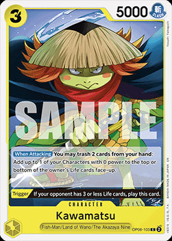Kawamatsu (OP06-103) - Starter Deck: Green Yellow Yamato (Common) [ST-28-OP06-103]
