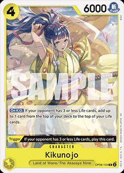 Kikunojo (OP06-104) - Starter Deck: Green Yellow Yamato (Rare) [ST-28-OP06-104]