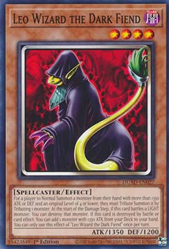 Leo Wizard the Dark Fiend - Duelist’s Advance (Common) [DUAD-027]