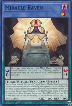 Miracle Raven⁣ - Duelist’s Advance⁣ (Common)⁣ [084]