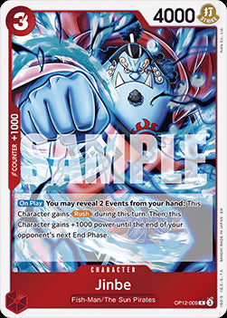 Jinbe (OP12-009)⁣ - Legacy of the Master⁣ (Rare)⁣ [009]