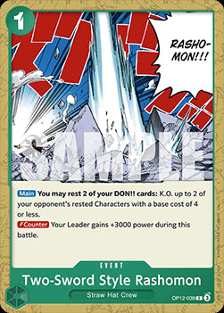 Two-Sword Style Rashomon (OP12-038)⁣ - Legacy of the Master⁣ (Common)⁣ [038]