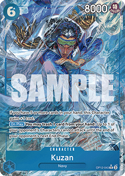 Kuzan (OP12-043) (V.2) - Legacy of the Master (Alternate Art) [OP12-043]