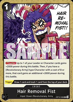 Hair Removal Fist (OP12-098) - Legacy of the Master (Uncommon) [OP12-098]