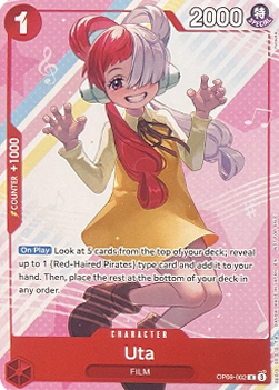 Uta (OP09-002) (V.3) - Unnumbered Promos (Rare) [UP-OP09-002]