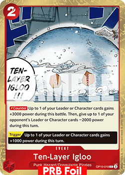 Ten-Layer Igloo (OP10-018) (V.2) - The Best Vol.2 (Common) [PRB02-OP10-018]