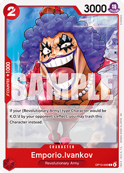 Emporio.Ivankov (OP13-008) - Carrying on his Will (Common) [OP13-008]