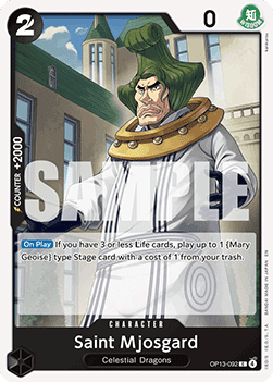 Saint Mjosgard (OP13-092) - Carrying on his Will (Common) [OP13-092]