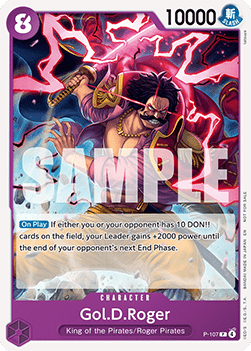 Gol.D.Roger (P-107) (V.1) - Promos (Promo) [P-107]