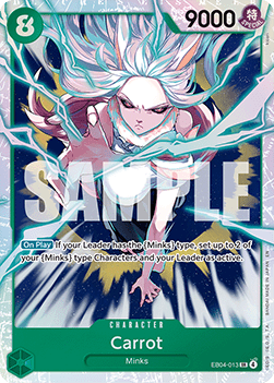 Carrot (EB04-013) (V.1) - The Azure Sea's Seven (Super Rare) [OP14-EB04-013]