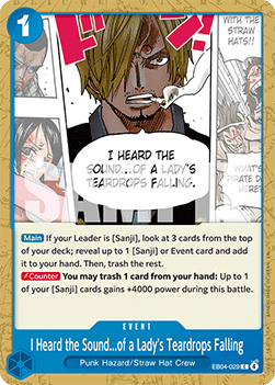 I Heard the Sound...of a Lady's Teardrops Falling (EB04-029) - The Azure Sea's Seven (Uncommon) [OP14-EB04-029]