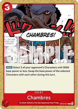Chambres (OP14-017) - The Azure Sea's Seven (Common) [OP14-017]