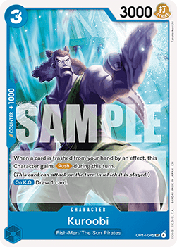 Kuroobi (OP14-045) - The Azure Sea's Seven (Uncommon) [OP14-045]