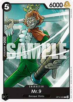 Mr.9 (OP14-095) - The Azure Sea's Seven (Common) [OP14-095]