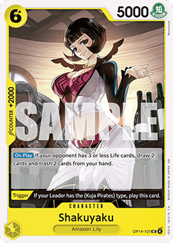 Shakuyaku (OP14-107) - The Azure Sea's Seven (Uncommon) [OP14-107]