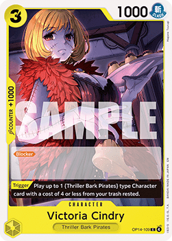 Victoria Cindry (OP14-109) - The Azure Sea's Seven (Common) [OP14-109]