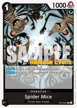 Spider Mice (OP14-081) - Promos: The Azure Sea's Seven (Common) [OP14P-081]