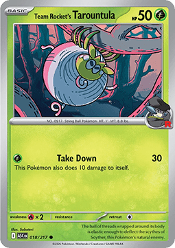 Team Rocket's Tarountula