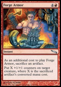 Forge Armor⁣ - Mirrodin⁣ (Uncommon)⁣ [92]