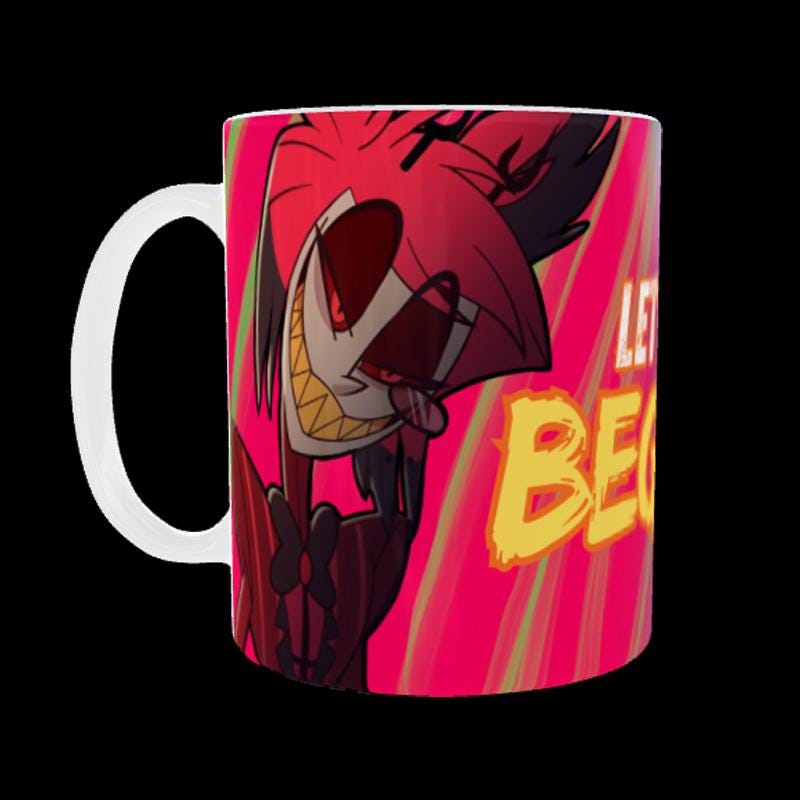 Hazbin Hotel Mug Alastor-Vox Let’s Begin