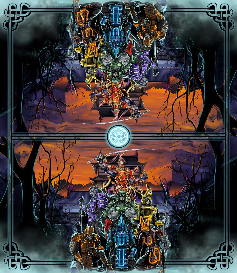 YGO TCG ClothMat Samurai