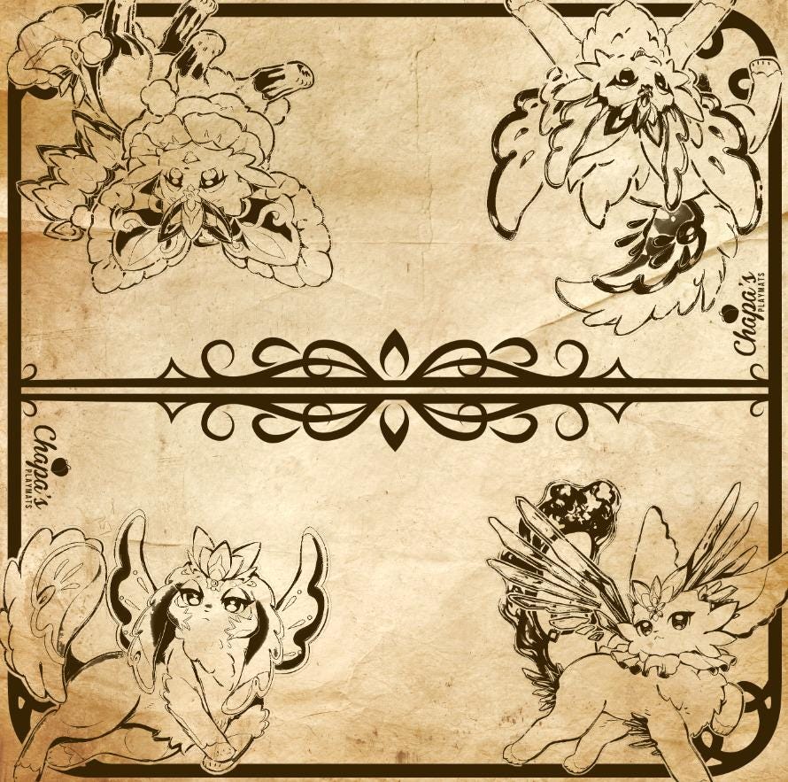 YGO TCG ClothMat Purr Cats 2