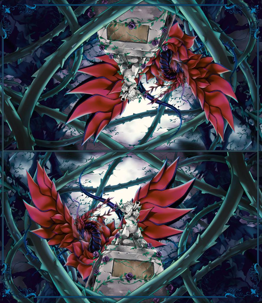 YGO TCG ClothMat Black Garden