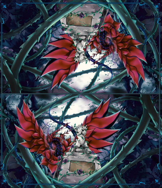YGO TCG ClothMat Black Garden